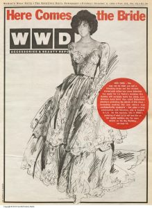 "Here Comes the Bride" appeared in WWD on October 4, 1991.